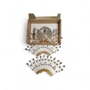 Decorative 20 inch wall clock living room decor non ticking quiet metal Quartz